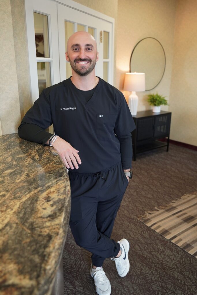 Sunset Hills dentist Dr. Vince Riggio standing in the Sunset Tower Family Dentistry office